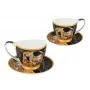 Filiżanka Carmani Vanessa 100ml espresso ze spodkiem - G. Klimt, Pocałunek - 3